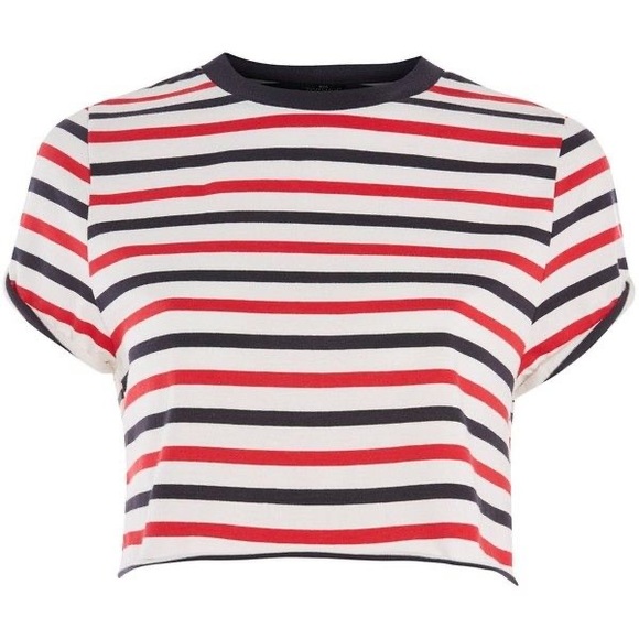 Topshop cropped tee - Picture 1 of 3